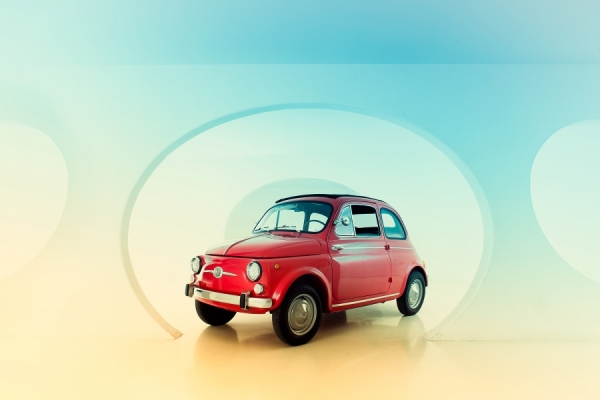 Photograph Christopher Wilson Fiat on One Eyeland